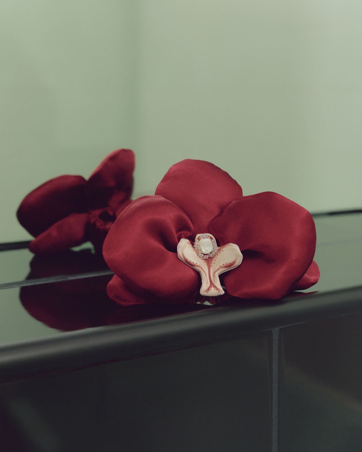 Hair elastic ruby orchid